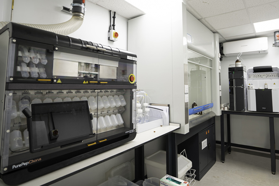Ab Biotechnology Peptide Synthesis Laboratory